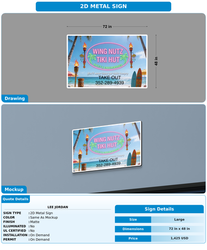 CUSTOM MOCKUP SIGN FOR Lee Jordan