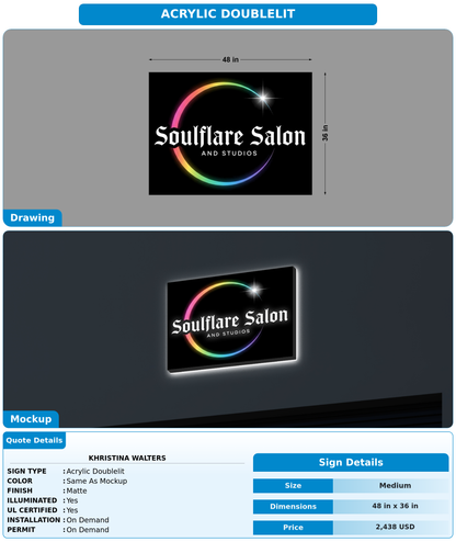 CUSTOM MOCKUP SIGN FOR Khristina Walters