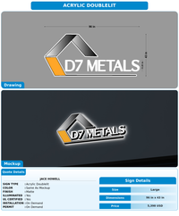CUSTOM MOCKUP SIGN FOR Jace Howell