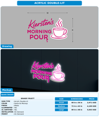 CUSTOM MOCKUP SIGN FOR Brandy Pruett