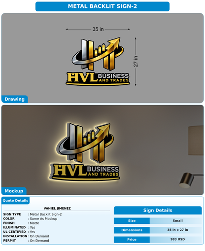 CUSTOM MOCKUP SIGN FOR Vaniel Jimenez