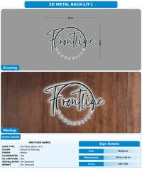 CUSTOM MOCKUP SIGN FOR Gretchen Bjerke
