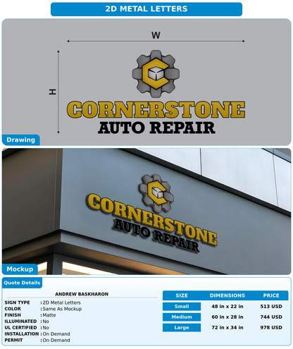 CUSTOM MOCKUP SIGN FOR Andrew Baskharon