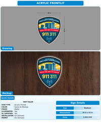 CUSTOM MOCKUP SIGN FOR Matt Blair