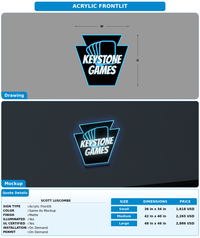 CUSTOM MOCKUP SIGN FOR Scott Luscombe