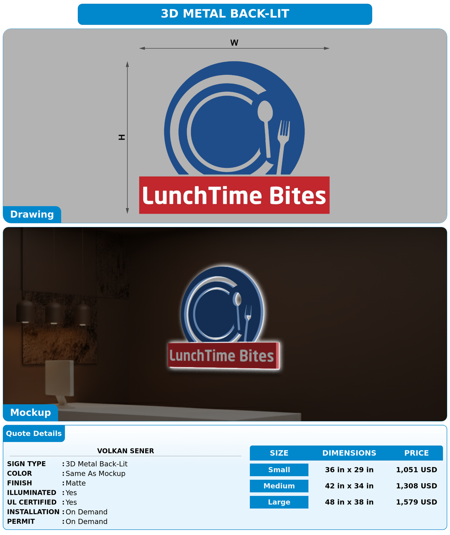 CUSTOM MOCKUP SIGN FOR Volkan Sener