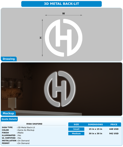 CUSTOM MOCKUP SIGN FOR Ryan Shuford