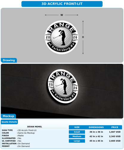 CUSTOM MOCKUP SIGN FOR Devan Memel