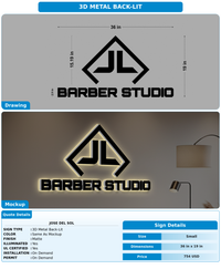 CUSTOM MOCKUP SIGN FOR Jose Del sol