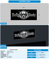 CUSTOM MOCKUP SIGN FOR Mohamad albark