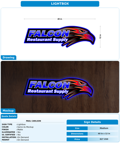 CUSTOM MOCKUP SIGN FOR Paul Carlson
