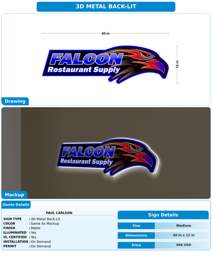 CUSTOM MOCKUP SIGN FOR Paul Carlson