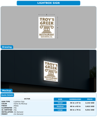 CUSTOM MOCKUP SIGN FOR Victor