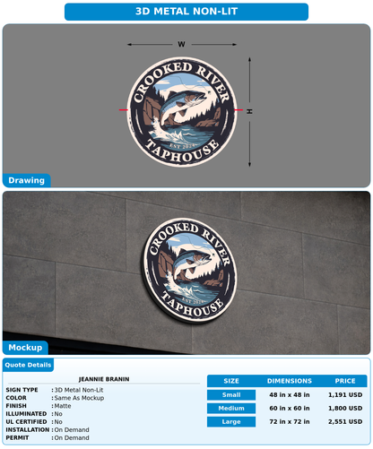 CUSTOM MOCKUP SIGN FOR Jeannie Branin