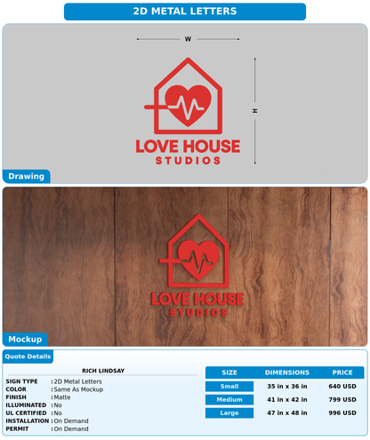 CUSTOM MOCKUP SIGN FOR Rich Lindsay