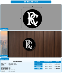 CUSTOM MOCKUP SIGN FOR Daylon Thomas