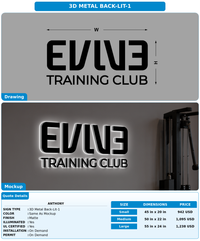 CUSTOM MOCKUP SIGN FOR Anthony