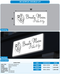 CUSTOM MOCKUP SIGN FOR Shana Marx