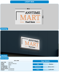 CUSTOM MOCKUP SIGN FOR Alix lima