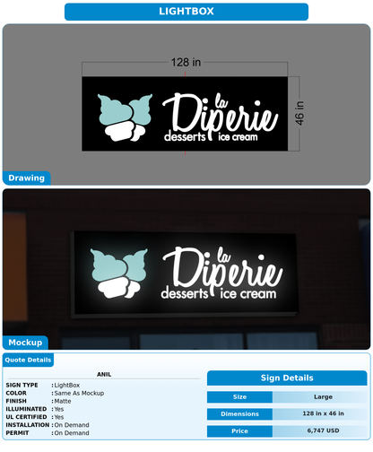 CUSTOM MOCKUP SIGN FOR Anil