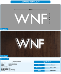 CUSTOM MOCKUP SIGN FOR joshua parrish