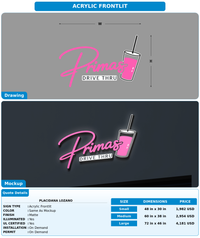 CUSTOM MOCKUP SIGN FOR Placidana Lozano
