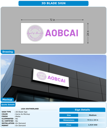 CUSTOM MOCKUP SIGN FOR Lisa Southerland