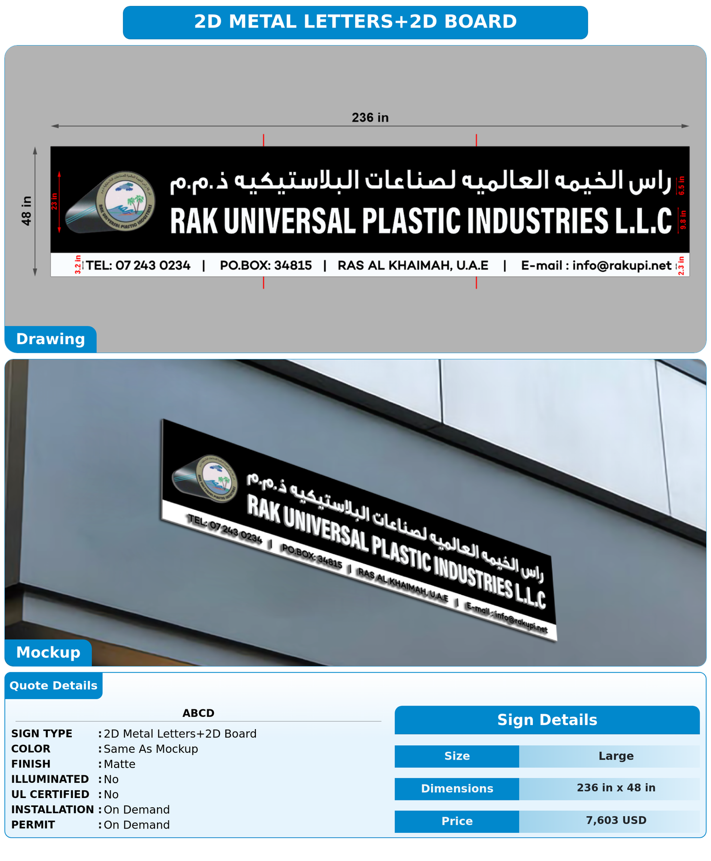 CUSTOM MOCKUP SIGN FOR abcd