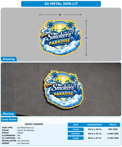 CUSTOM MOCKUP SIGN FOR Bishoy Yawaqim