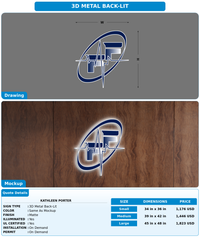 CUSTOM MOCKUP SIGN FOR Kathleen Porter