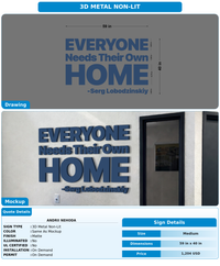 CUSTOM MOCKUP SIGN FOR Andrii Nehoda