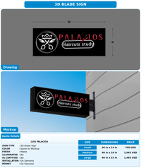 CUSTOM MOCKUP SIGN FOR luis palacios