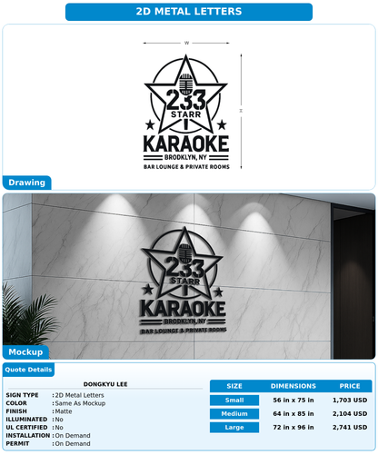 CUSTOM MOCKUP SIGN FOR Dongkyu lee