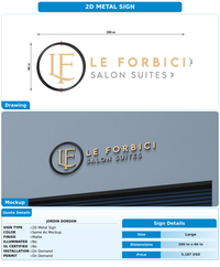 CUSTOM MOCKUP SIGN FOR Jordin Donson