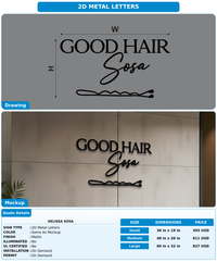 CUSTOM MOCKUP SIGN FOR Gelissa Sosa