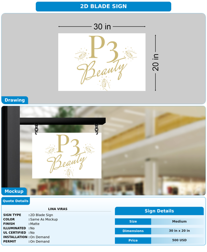 CUSTOM MOCKUP SIGN FOR lina viras
