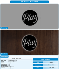 CUSTOM MOCKUP SIGN FOR Scott Spellman