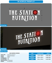 CUSTOM MOCKUP SIGN FOR Ana Barrera Moreno