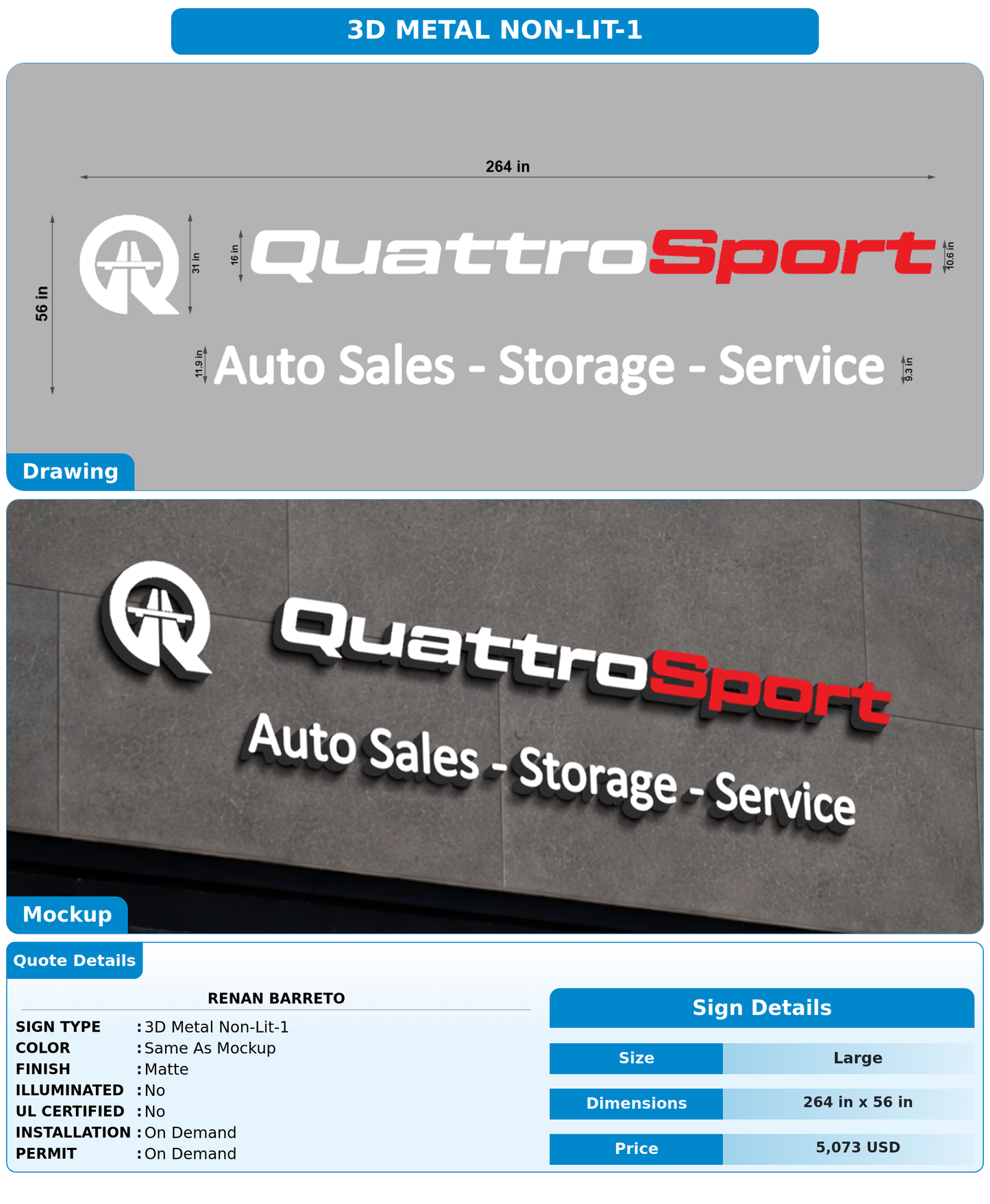 CUSTOM MOCKUP SIGN FOR Renan Barreto