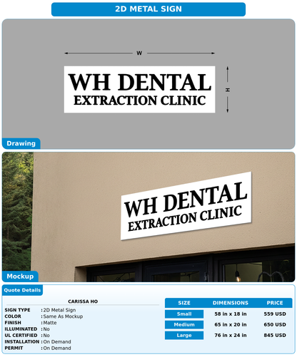 CUSTOM MOCKUP SIGN FOR Carissa Ho