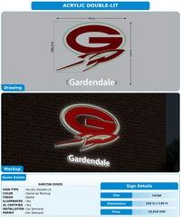 CUSTOM MOCKUP SIGN FOR Shelton Dukes