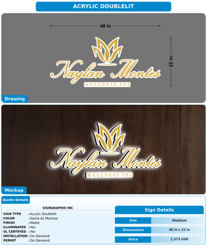 CUSTOM MOCKUP SIGN FOR signgraphix inc