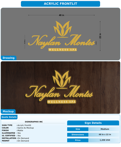 CUSTOM MOCKUP SIGN FOR signgraphix inc