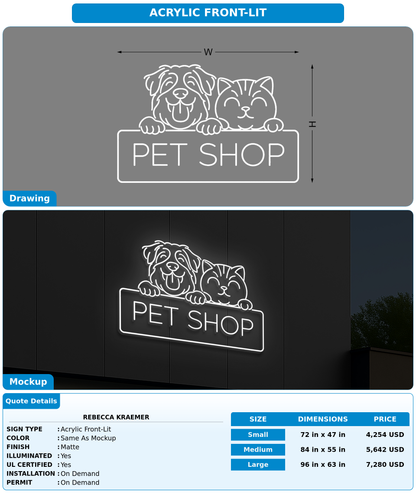 CUSTOM MOCKUP SIGN FOR Rebecca kraemer