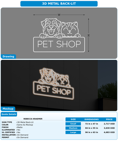 CUSTOM MOCKUP SIGN FOR Rebecca kraemer