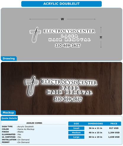 CUSTOM MOCKUP SIGN FOR Ashlee Combs
