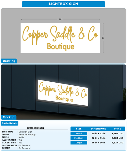 CUSTOM MOCKUP SIGN FOR Emma Johnson