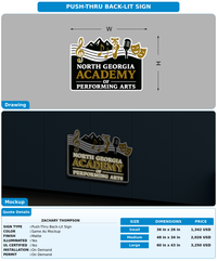 CUSTOM MOCKUP SIGN FOR Zachary Thompson