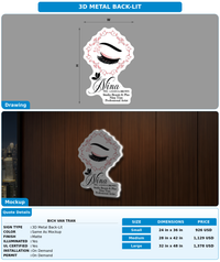 CUSTOM MOCKUP SIGN FOR Bich van Tran