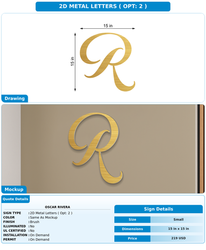 CUSTOM MOCKUP SIGN FOR Oscar Rivera